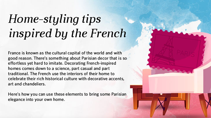 Home-styling tips inspired by the French