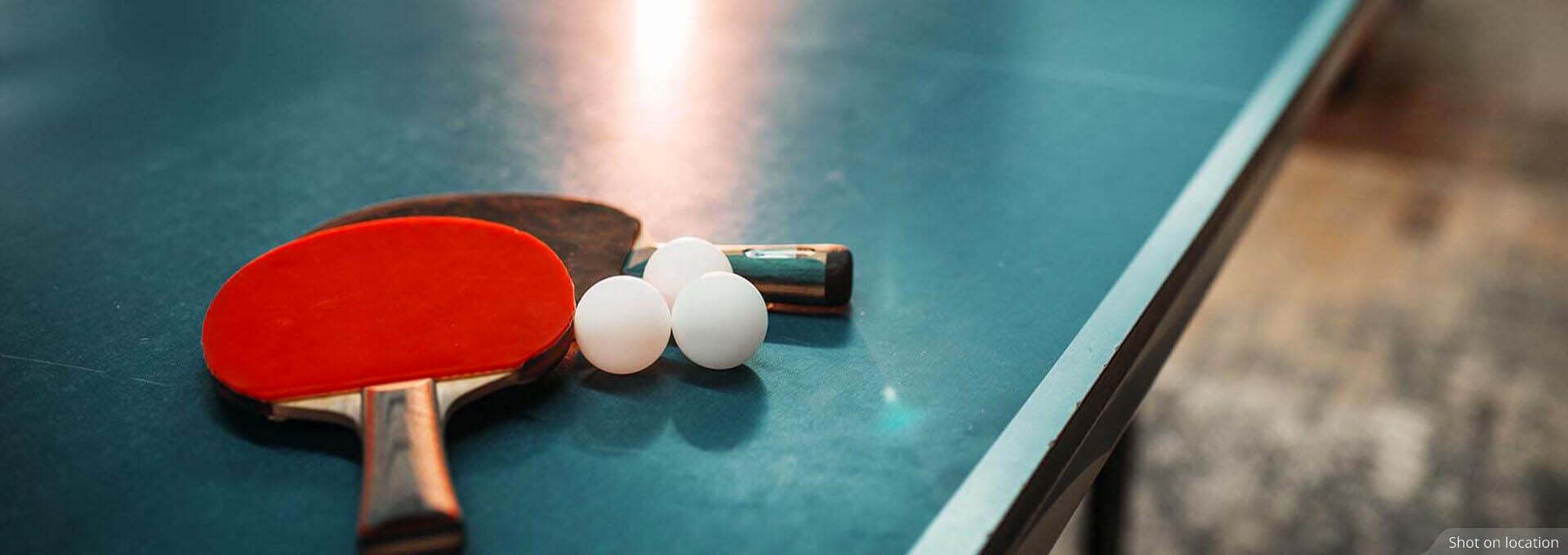 Table tennis court in Cypress by House of Hiranandani in Devanahalli, Bengaluru