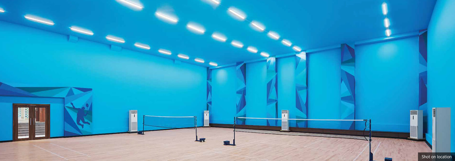 Badminton Courts At The Clubhouse