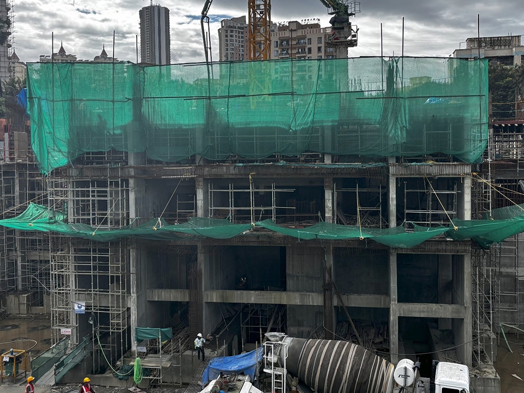 Belvedere A - Upper Ground slab work in progress.