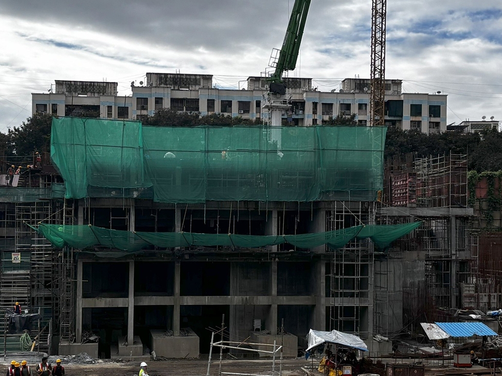 Belvedere B - Upper Ground slab work in progress.