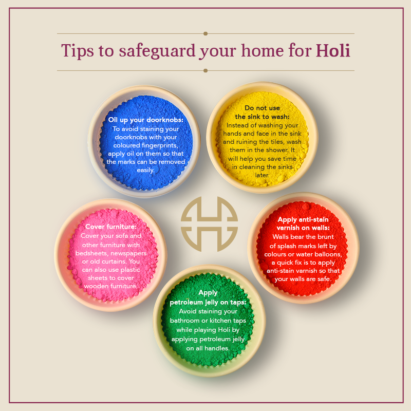 tips to safeguard your home for holi